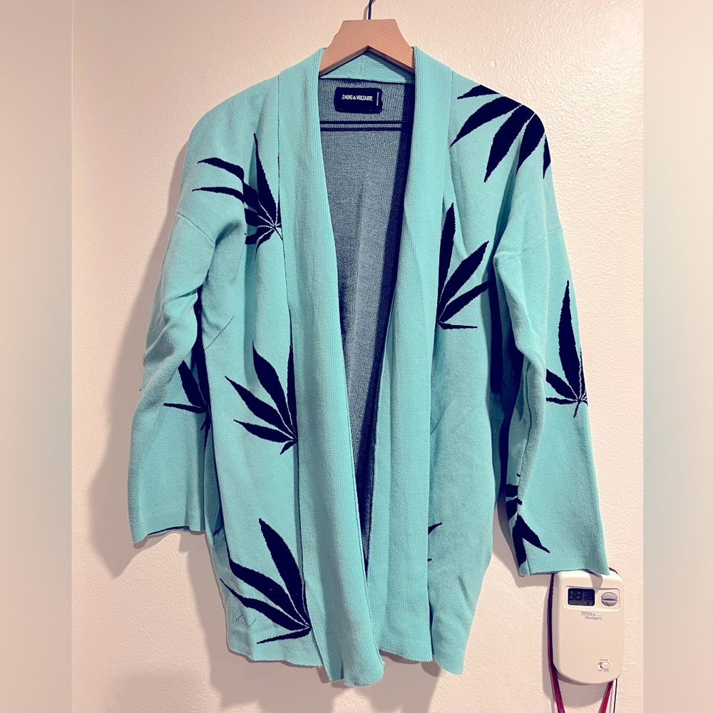 Zadig & Voltaire cotton cardigan oversized fit xs/s